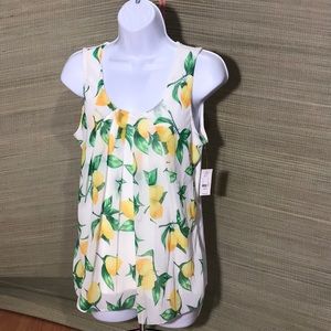 New York and Co Chiffon Top -X115